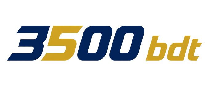 3500 bdt গোলাপি নীল লোগো